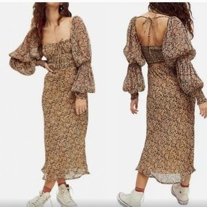 Free People Aglow Midi Dress.